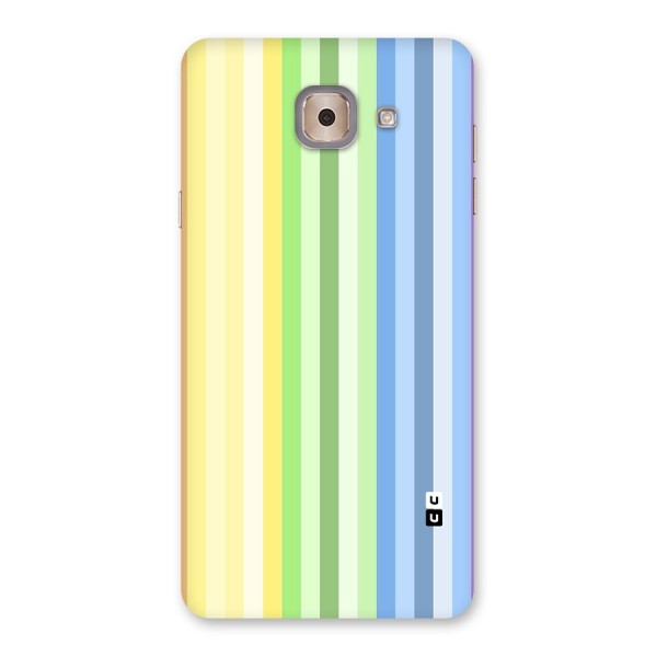 Minimal Pastel Shades Stripes Back Case for Galaxy J7 Max