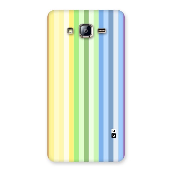 Minimal Pastel Shades Stripes Back Case for Galaxy On5