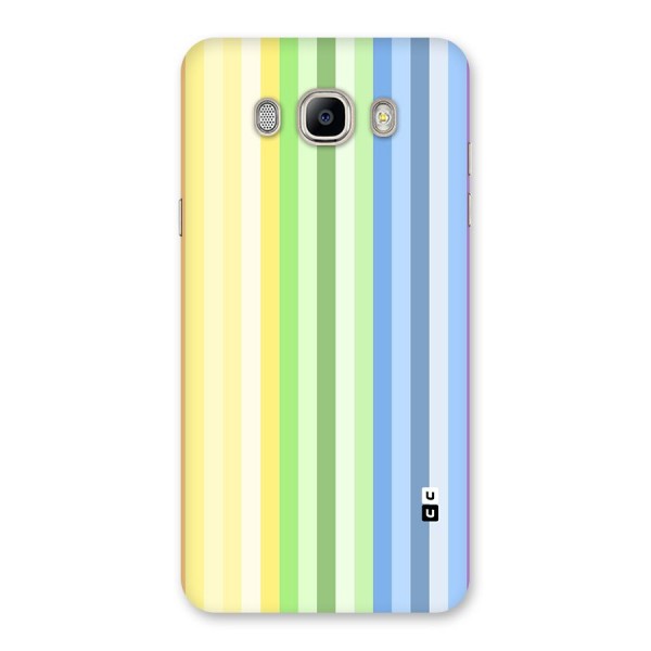 Minimal Pastel Shades Stripes Back Case for Galaxy On8