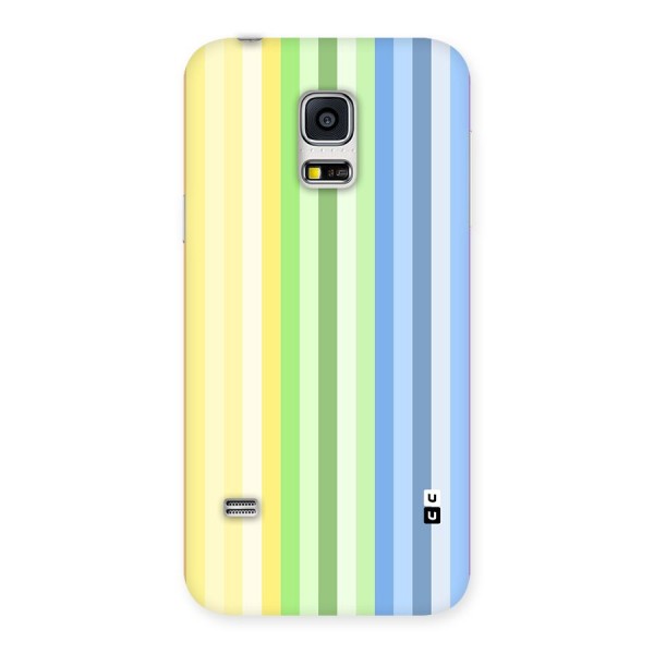 Minimal Pastel Shades Stripes Back Case for Galaxy S5 Mini