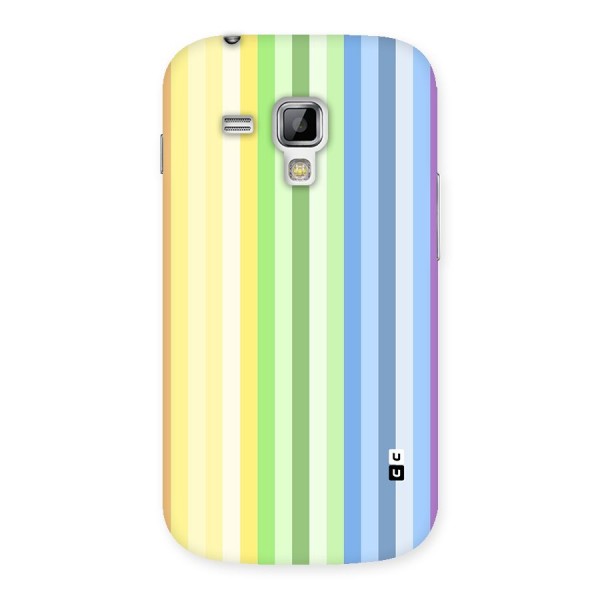 Minimal Pastel Shades Stripes Back Case for Galaxy S Duos