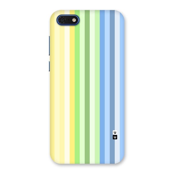 Minimal Pastel Shades Stripes Back Case for Honor 7s