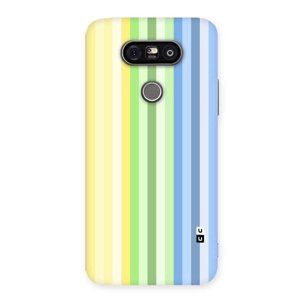 Minimal Pastel Shades Stripes Back Case for LG G5