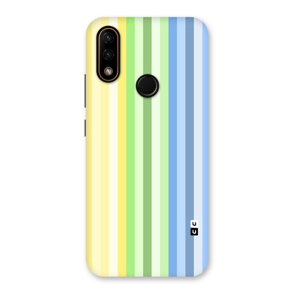 Minimal Pastel Shades Stripes Back Case for Lenovo A6 Note