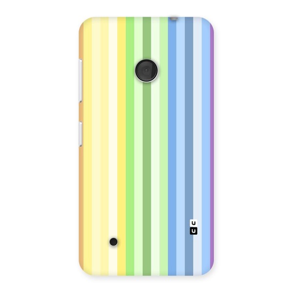 Minimal Pastel Shades Stripes Back Case for Lumia 530