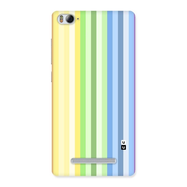 Minimal Pastel Shades Stripes Back Case for Mi4i