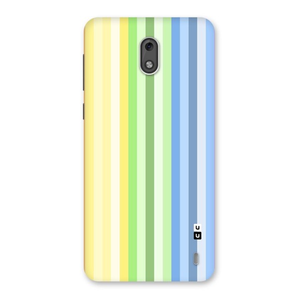 Minimal Pastel Shades Stripes Back Case for Nokia 2