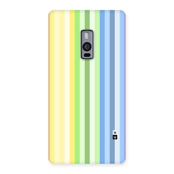Minimal Pastel Shades Stripes Back Case for OnePlus 2