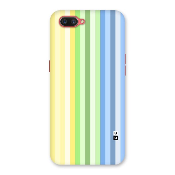 Minimal Pastel Shades Stripes Back Case for Oppo A3s