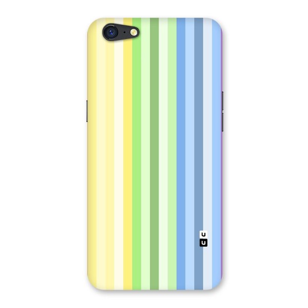 Minimal Pastel Shades Stripes Back Case for Oppo A71