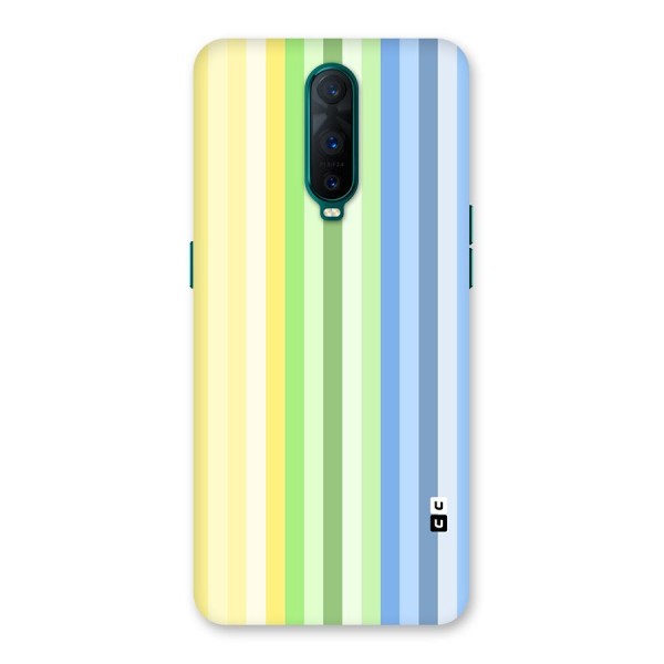 Minimal Pastel Shades Stripes Back Case for Oppo R17 Pro