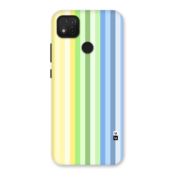 Minimal Pastel Shades Stripes Back Case for Redmi 9