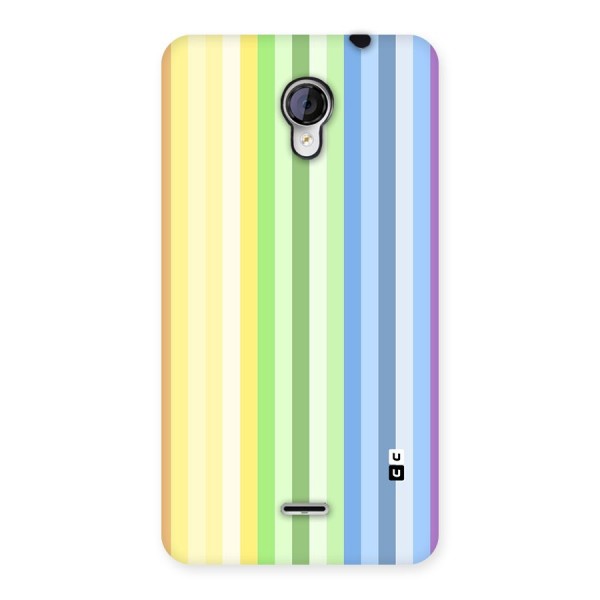 Minimal Pastel Shades Stripes Back Case for Unite 2 A106