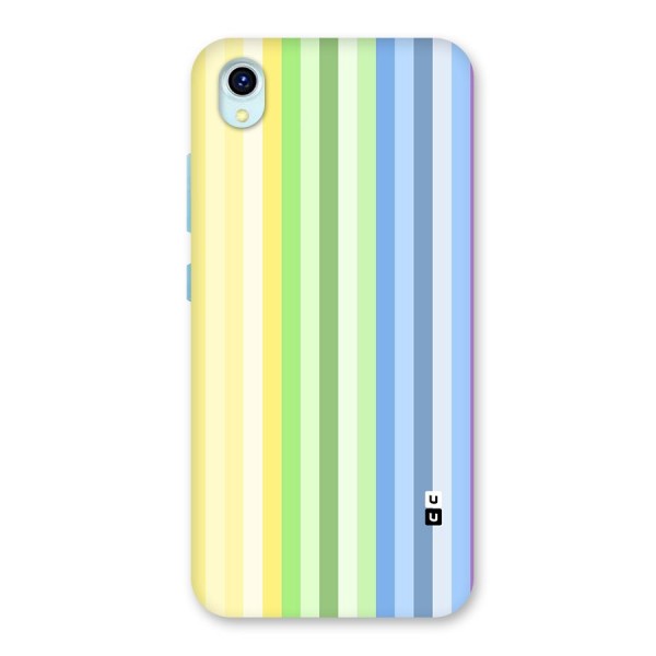 Minimal Pastel Shades Stripes Back Case for Vivo Y1s