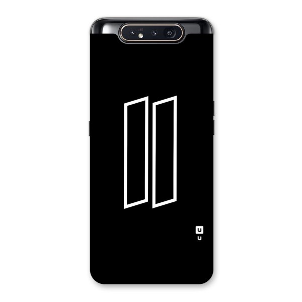 Minimal Slant Rectangles Back Case for Galaxy A80