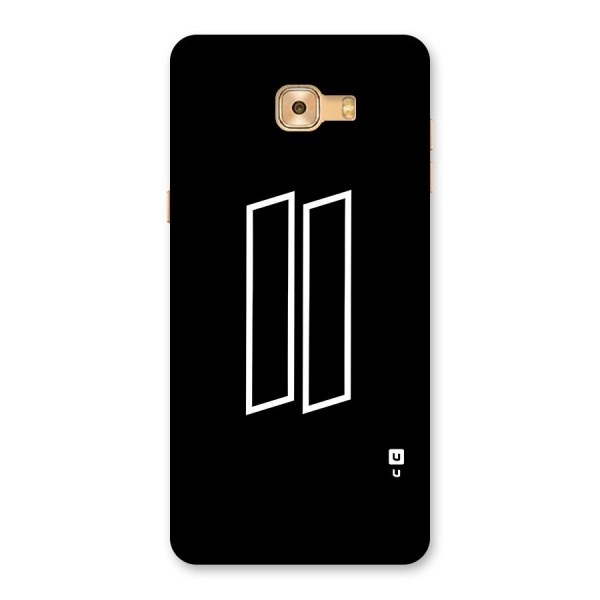 Minimal Slant Rectangles Back Case for Galaxy C9 Pro