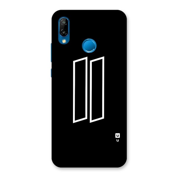 Minimal Slant Rectangles Back Case for Huawei P20 Lite