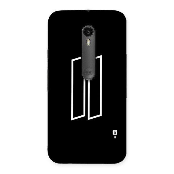 Minimal Slant Rectangles Back Case for Moto G3