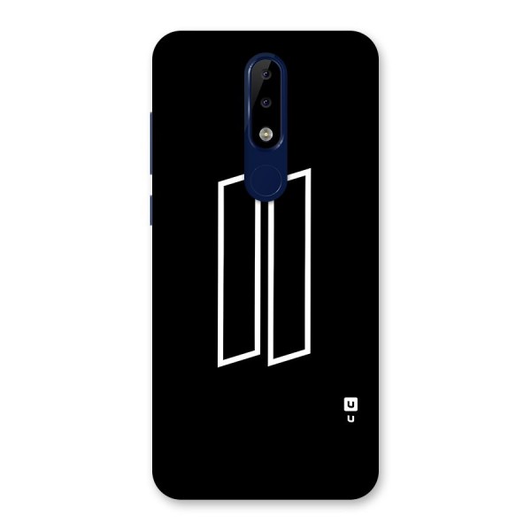 Minimal Slant Rectangles Back Case for Nokia 5.1 Plus