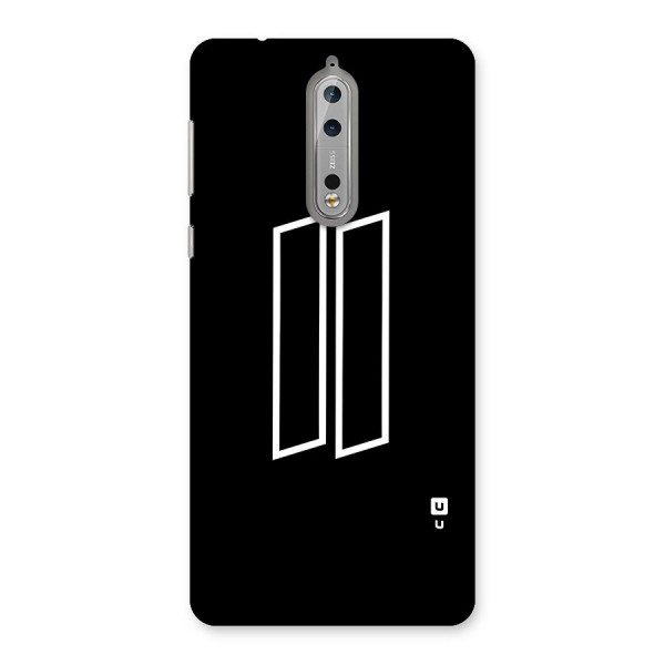 Minimal Slant Rectangles Back Case for Nokia 8