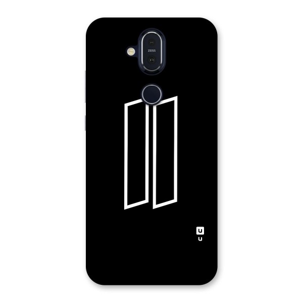 Minimal Slant Rectangles Back Case for Nokia 8.1