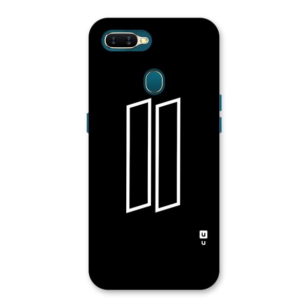 Minimal Slant Rectangles Back Case for Oppo A11k