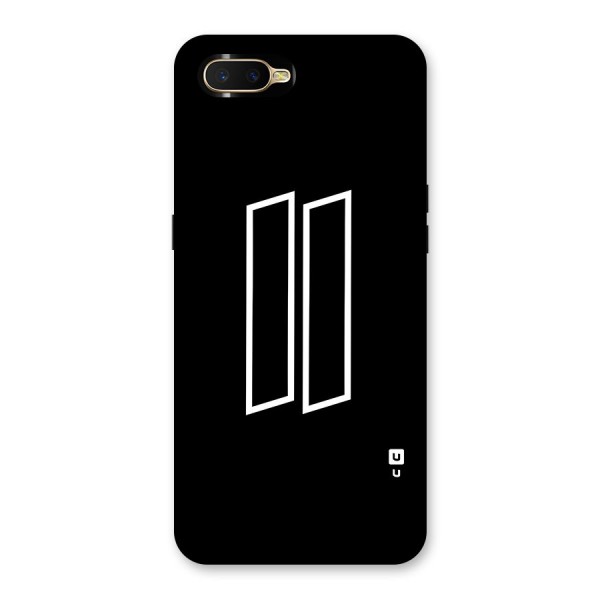 Minimal Slant Rectangles Back Case for Oppo K1