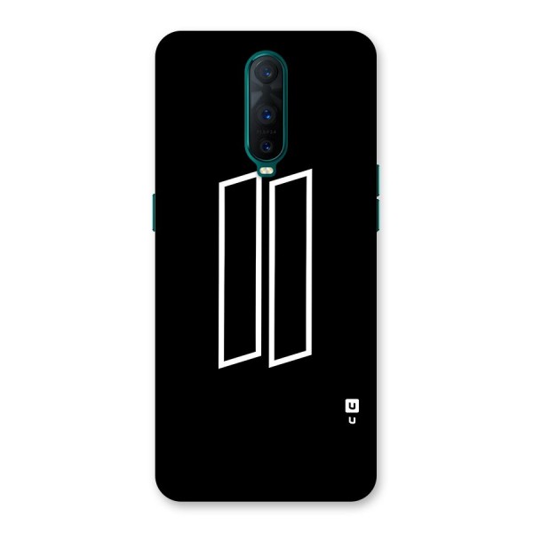 Minimal Slant Rectangles Back Case for Oppo R17 Pro