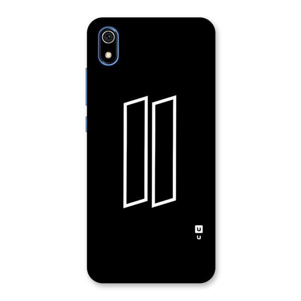 Minimal Slant Rectangles Back Case for Redmi 7A