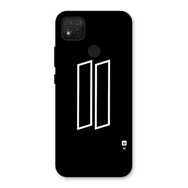 Minimal Slant Rectangles Back Case for Redmi 9