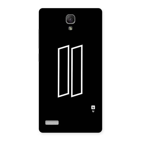 Minimal Slant Rectangles Back Case for Redmi Note