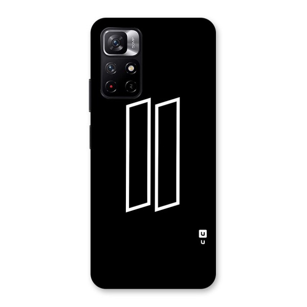 Minimal Slant Rectangles Back Case for Redmi Note 11T 5G