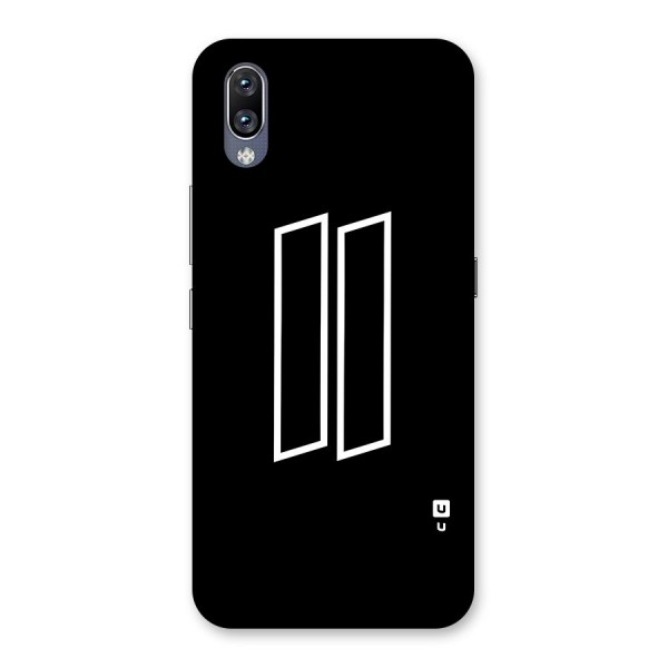 Minimal Slant Rectangles Back Case for Vivo NEX