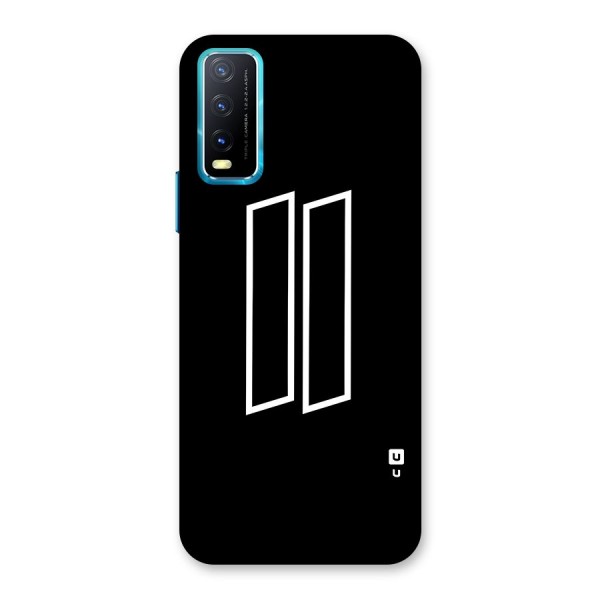 Minimal Slant Rectangles Back Case for Vivo Y12s