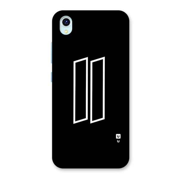 Minimal Slant Rectangles Back Case for Vivo Y1s