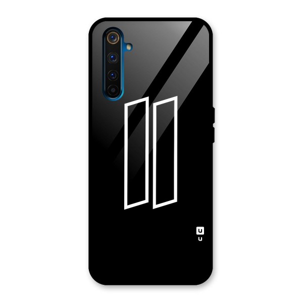 Minimal Slant Rectangles Glass Back Case for Realme 6 Pro