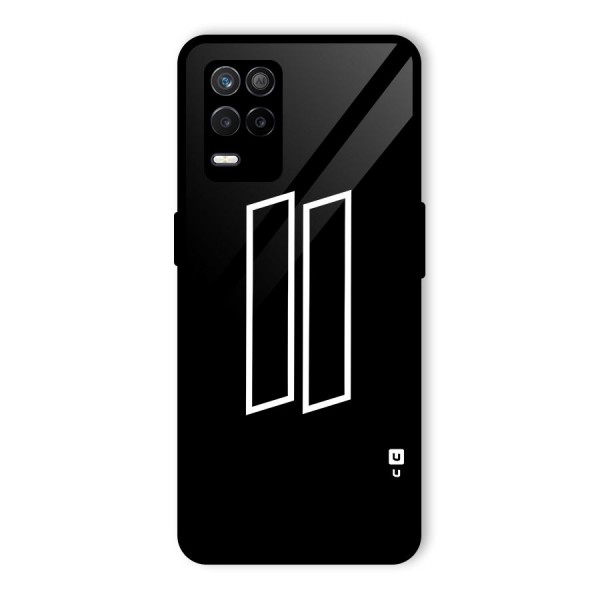 Minimal Slant Rectangles Glass Back Case for Realme 9 5G