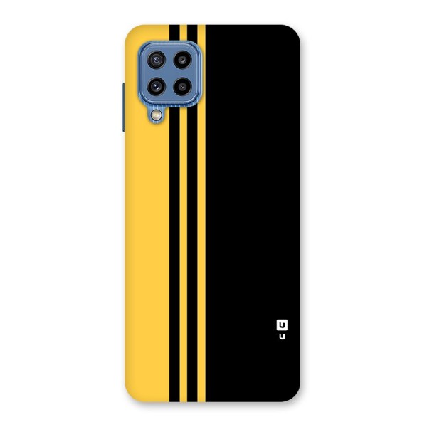 Minimal Yellow and Black Design Back Case for Galaxy M32