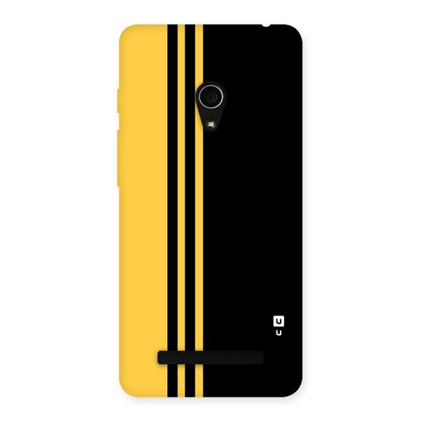 Minimal Yellow and Black Design Back Case for Zenfone 5