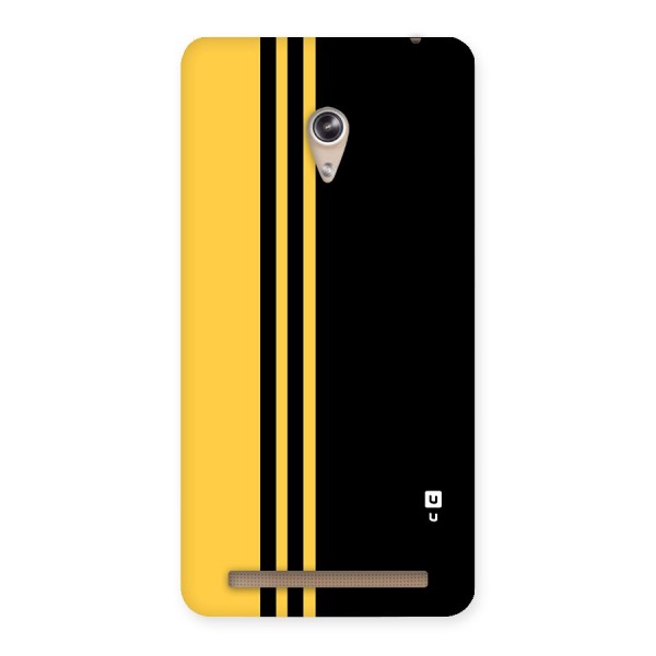 Minimal Yellow and Black Design Back Case for Zenfone 6