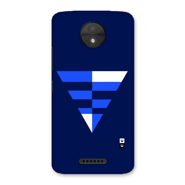 Minimalistic Abstract Inverted Triangle Back Case for Moto C