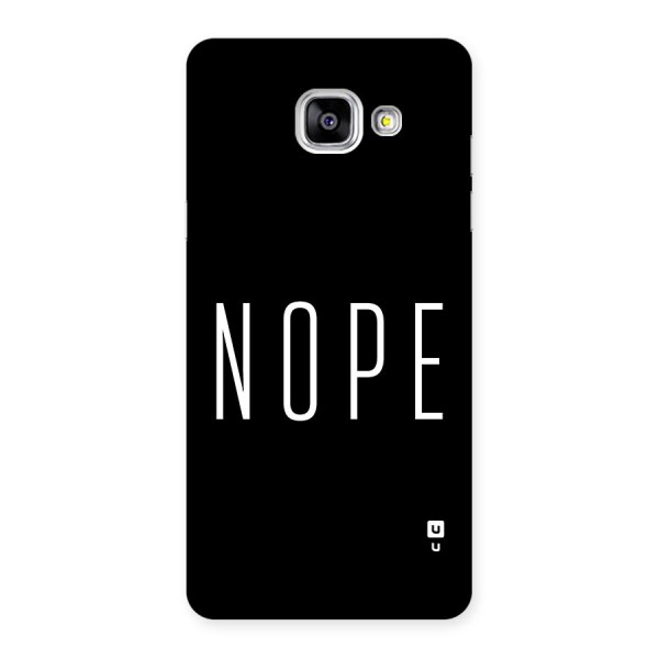 Minimalistic Nope Back Case for Galaxy A5 (2016)