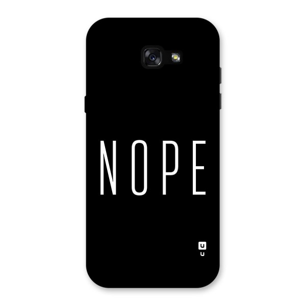 Minimalistic Nope Back Case for Galaxy A7 (2017)