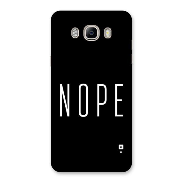 Minimalistic Nope Back Case for Galaxy On8