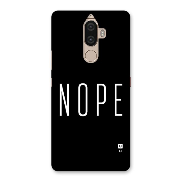 Minimalistic Nope Back Case for Lenovo K8 Note