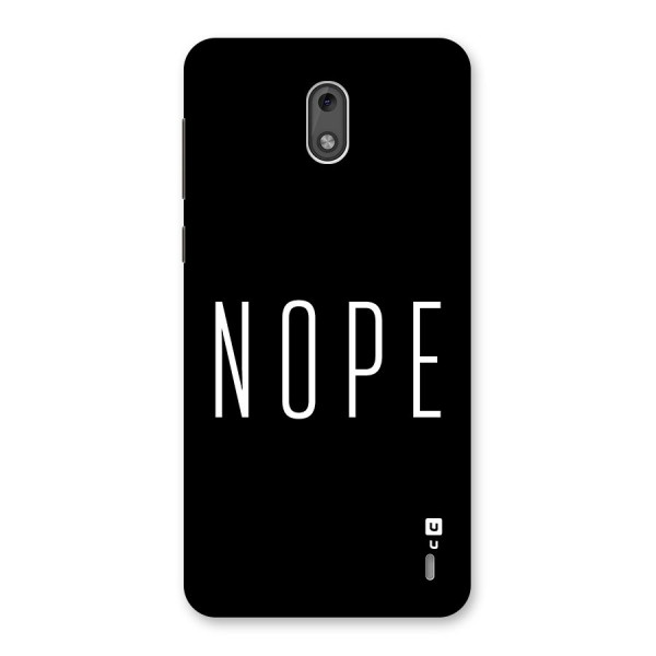 Minimalistic Nope Back Case for Nokia 2