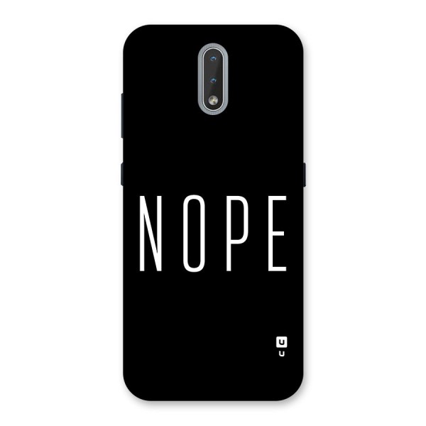 Minimalistic Nope Back Case for Nokia 2.3