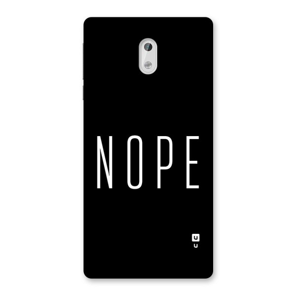 Minimalistic Nope Back Case for Nokia 3