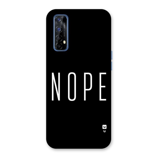 Minimalistic Nope Back Case for Realme 7