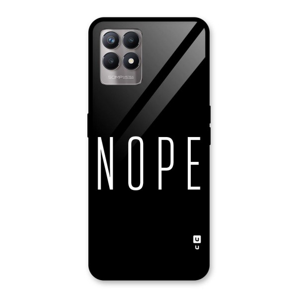 Minimalistic Nope Back Case for Realme 8i